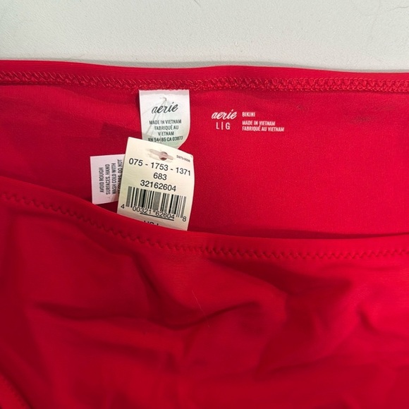[Aerie] NWT Red Bikini Bottom - Picture 2 of 6